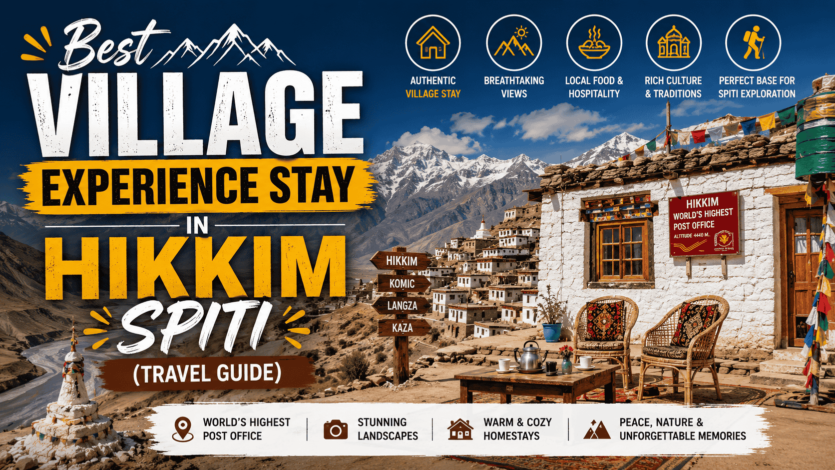 Best Village Experience Stay in Hikkim Spiti (Travel Guide)