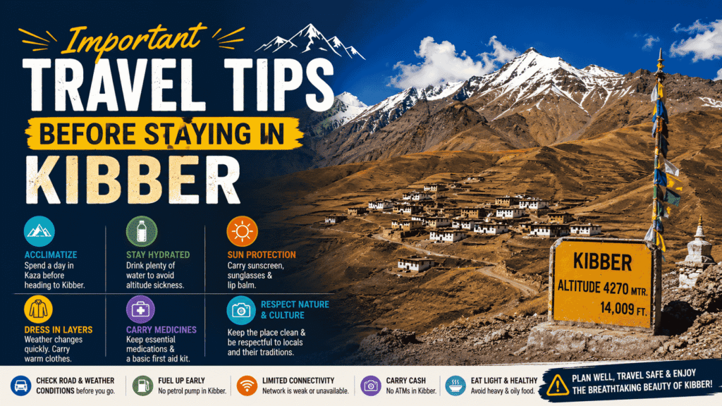 Important Travel Tips Before Staying in Kibber